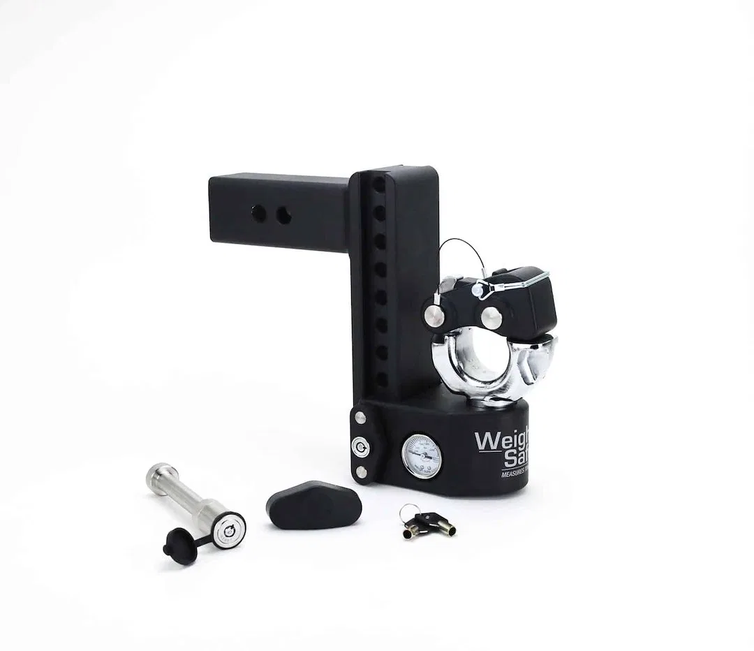 SWS8-2.5-PA-KA – WEIGH SAFE Pintle Hook, Fits 2-1/2 Inch Receiver 8 Inch Drop 22000 Pound Gross Trailer Weight Capaci...